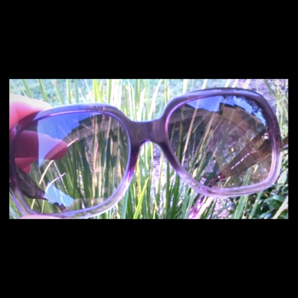 ❌NOT AVAILABLE❌ Chanel Quilted Purple Sunglasses